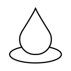 water drop icons. water drop symbol vector elements for infographic web.
