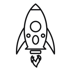 Rocket icons. Rocket symbol vector elements for infographic web.