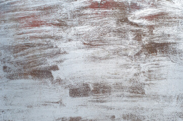 abstract background with hand-painted silver paint brushstroke. Semi-dry brush painting.