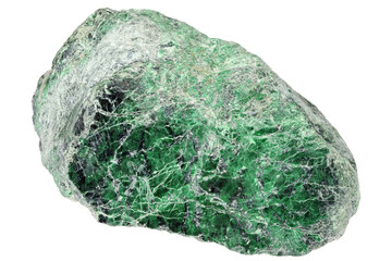 Maw sit sit jade from Burma isolated on white background © Björn Wylezich