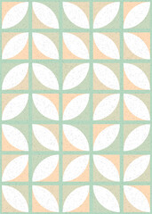 Abstract Geometric Pattern generative computational art illustration