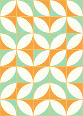 Abstract Geometric Pattern generative computational art illustration