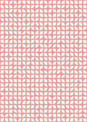 Abstract Geometric Pattern generative computational art illustration