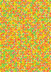 Abstract Geometric Pattern generative computational art illustration