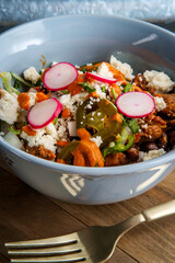 Mexican Chorizo Black Bean Salad