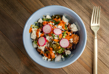 Mexican Chorizo Black Bean Salad