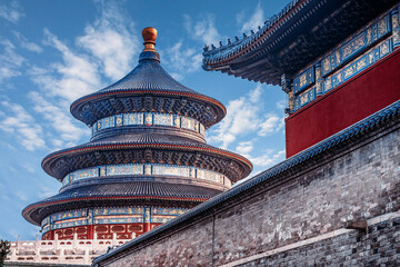 Beijing Tiantan Park Scenery in China