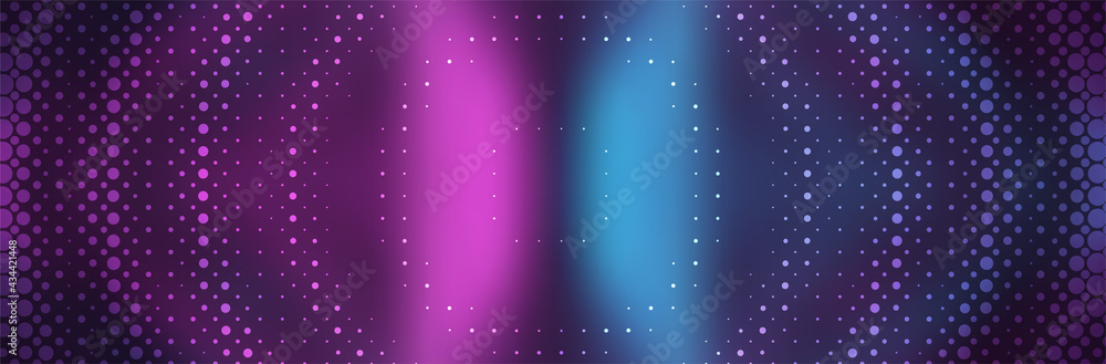 Poster Blur gradient background. Halftone pattern. Vector illustration