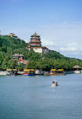 Obraz premium Beautiful Chinese Summer Palace scenery