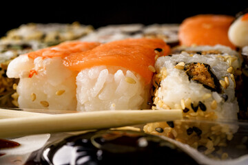 Set Of Japanese Sushi