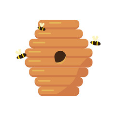 honeycomb and bees