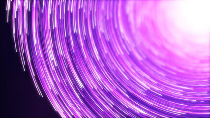 wave of high speed data particle trails. 3D illustration with depth of field blur effect. suitable for big data, technology, networl and futuristic themes.