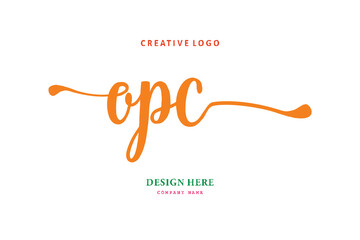 OPC lettering logo is simple, easy to understand and authoritative