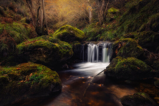 Cascada En Otoño