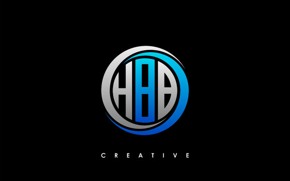 HBB Letter Initial Logo Design Template Vector Illustration