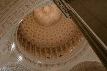 San francisco city hall interior featuring dome and sculpture