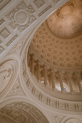 San francisco city hall interior featuring dome and sculpture