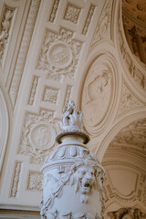 San francisco city hall interior featuring dome and sculpture