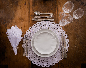 Mesa posta - almo&ccedil;o ou jantar