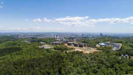 Fototapeta na wymiar 《宮城県》青葉山からの仙台市の眺望