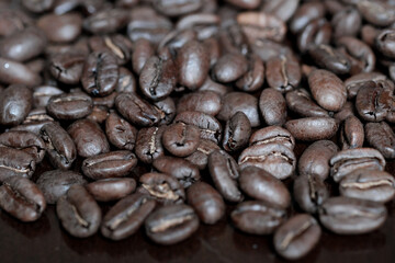 落ち着くコーヒー豆のイメージ素材