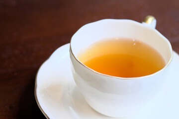 リラックスできる洋風のお茶タイム