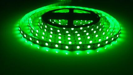 led strip green light roll