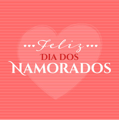 Feliz dia dos namorados
