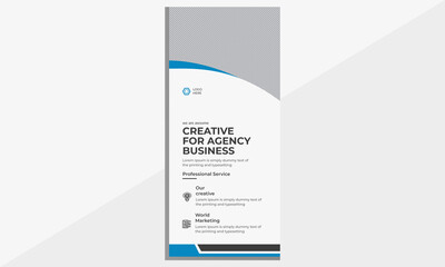 Corporate DL flyer template.