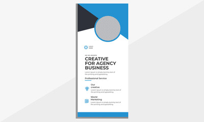 Corporate DL flyer template.