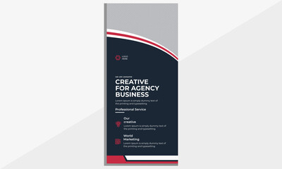 Corporate DL flyer template.