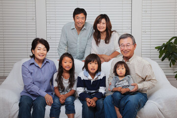 日本人の3世代家族