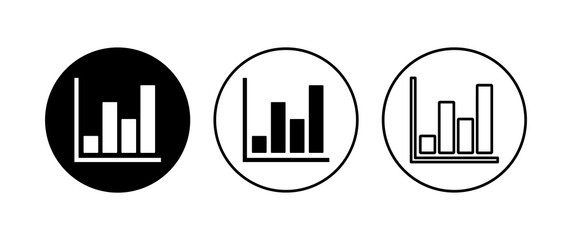 Growing graph Icon set. Chart icon. diagram icon