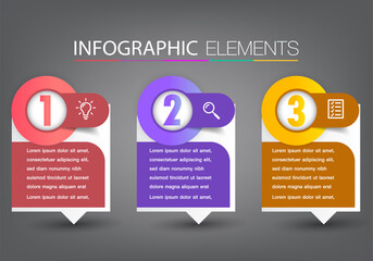 modern text box template, banner Infographics
