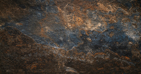 Ore Granite stone texture. Real stone texture. Stone texture on brown marble tone - obrazy, fototapety, plakaty