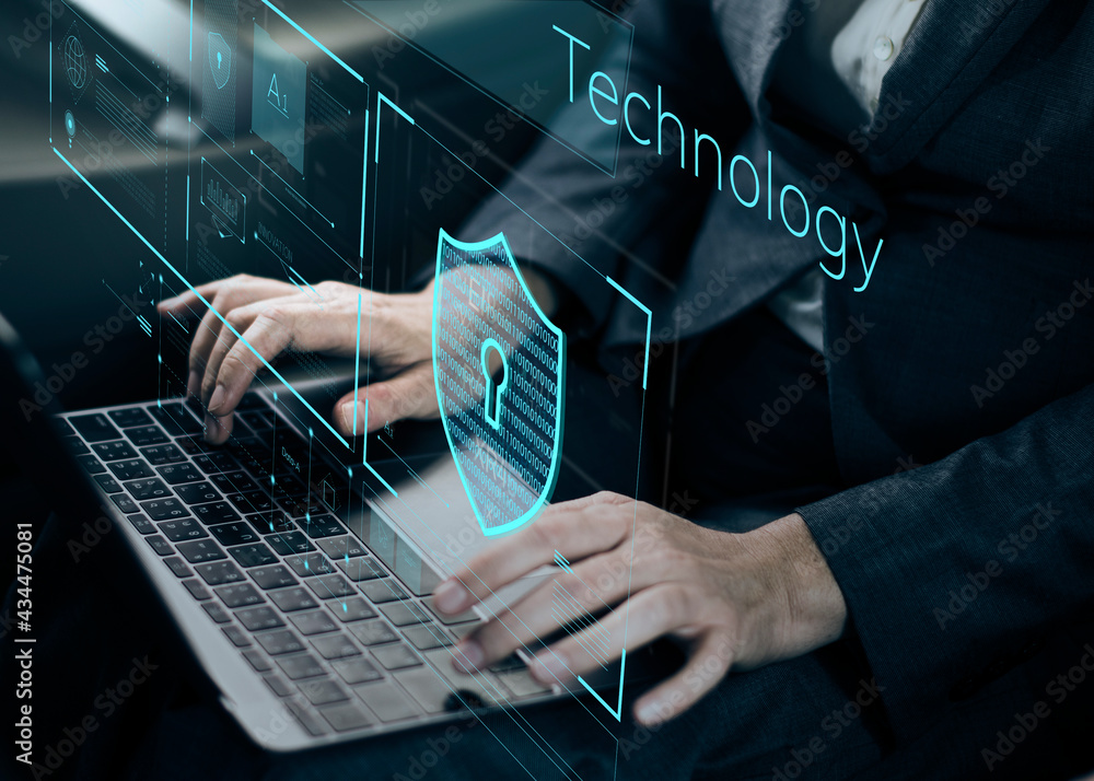 Poster data security system shield protection verification