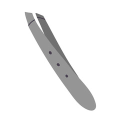 Eyebrow,manicure Tweezers. Vector hand drawn cartoon