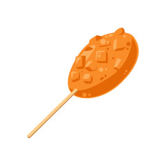 Delicious corndog vector illustration, Korean street food illustration