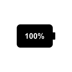 battery icon set vector sign symbol