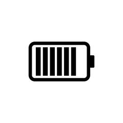 battery icon set vector sign symbol