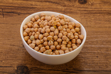 Vegan cuisine - Dry chickpea heap
