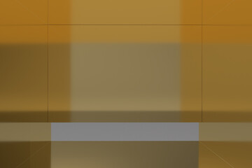 An abstract 3d golden background image.