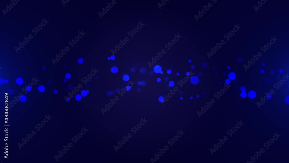 Canvas Prints blue glow particles for technology background