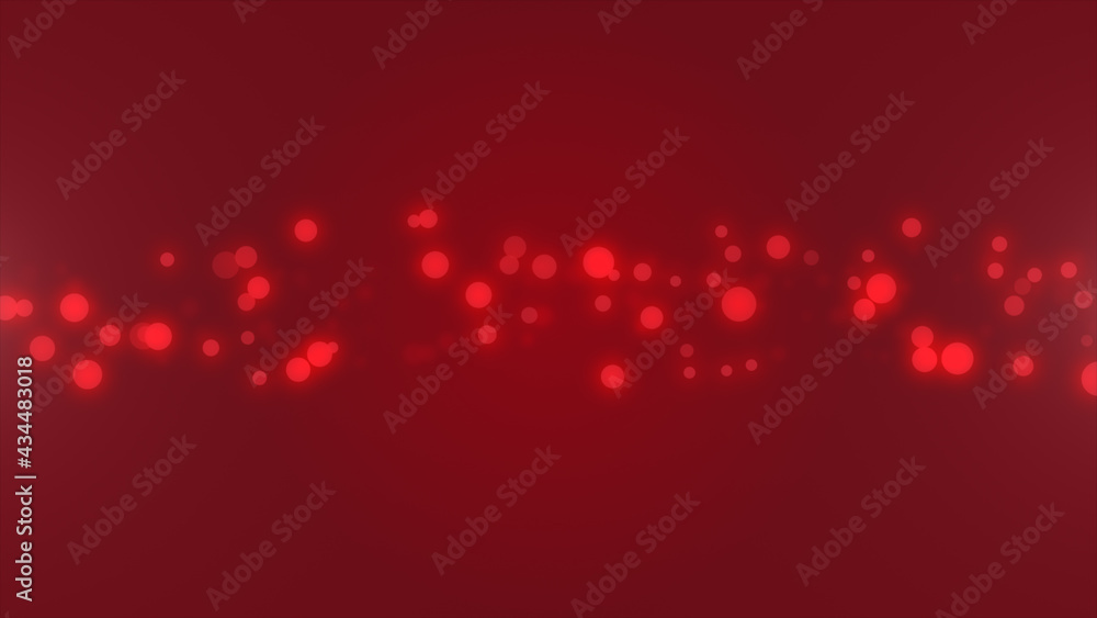 Canvas Prints red glow particles for technology background