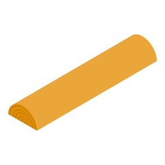 Plywood log icon. Isometric of Plywood log vector icon for web design isolated on white background