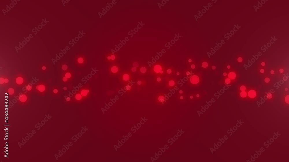 Canvas Prints red glow particles for technology background