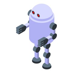 Malware robot icon. Isometric of Malware robot vector icon for web design isolated on white background