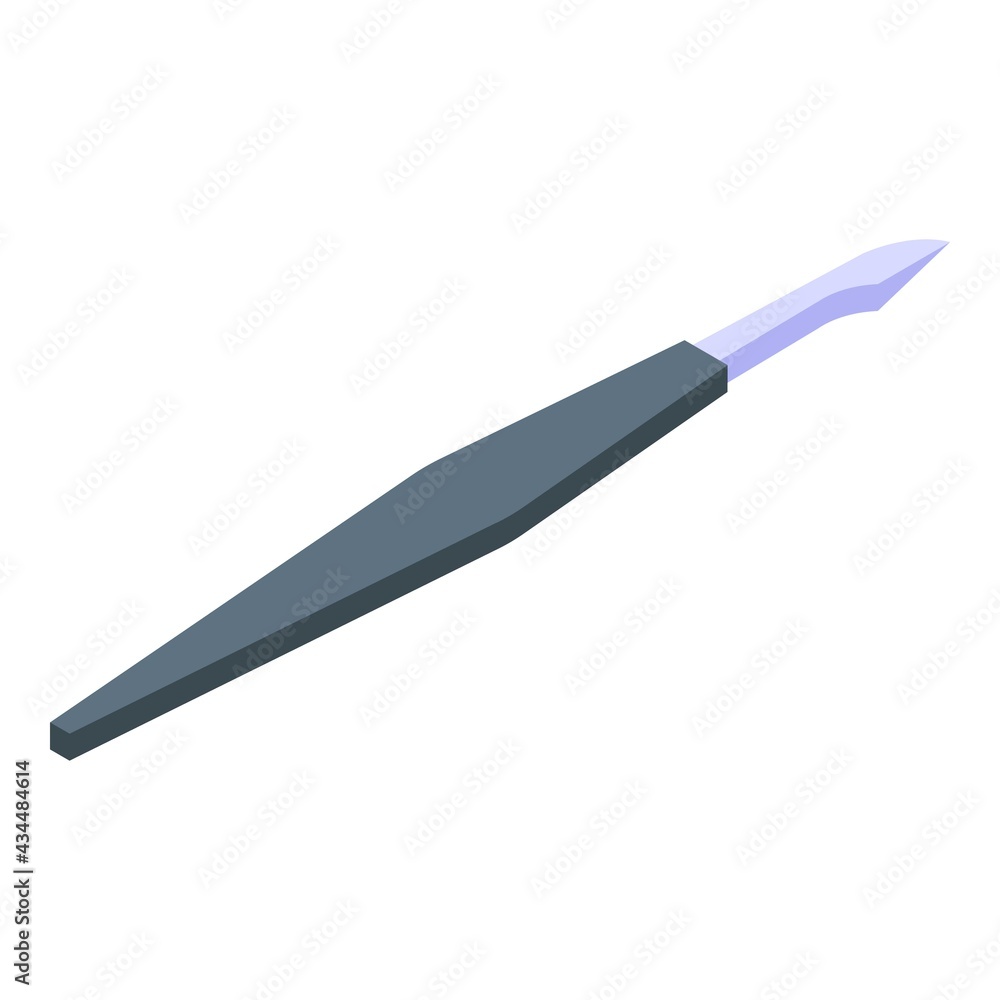 Poster manicure tool icon. isometric of manicure tool vector icon for web design isolated on white backgrou