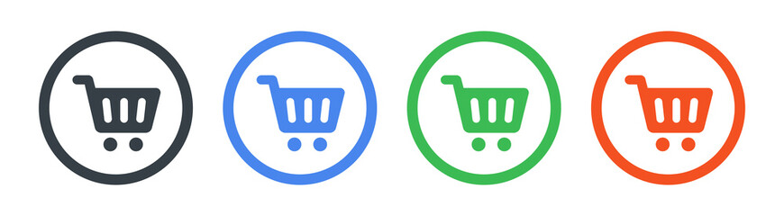 Shopping cart symbol shop and sale icon. Vector illustration © Icons-Studio