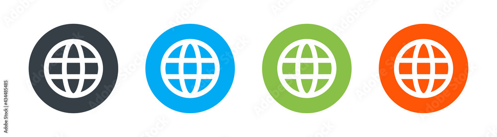 Poster global icon. web vector sign. illustration design.